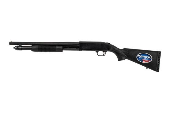Mossberg 590 12 gauge shotgun 18.5 features polymer furniture